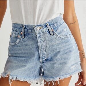 Agolde Parker vintage cut off jean shorts
